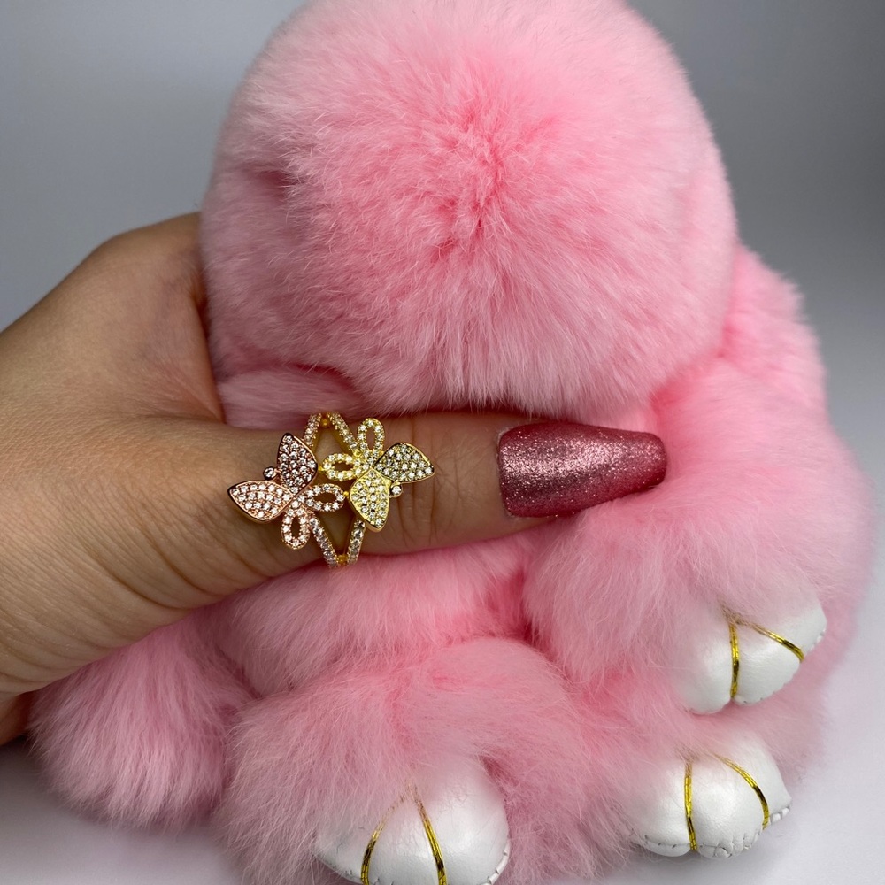 🎉HP🎉Ring 💍 Rose Gold Two-Toned Butterfly - Picture 8 of 8